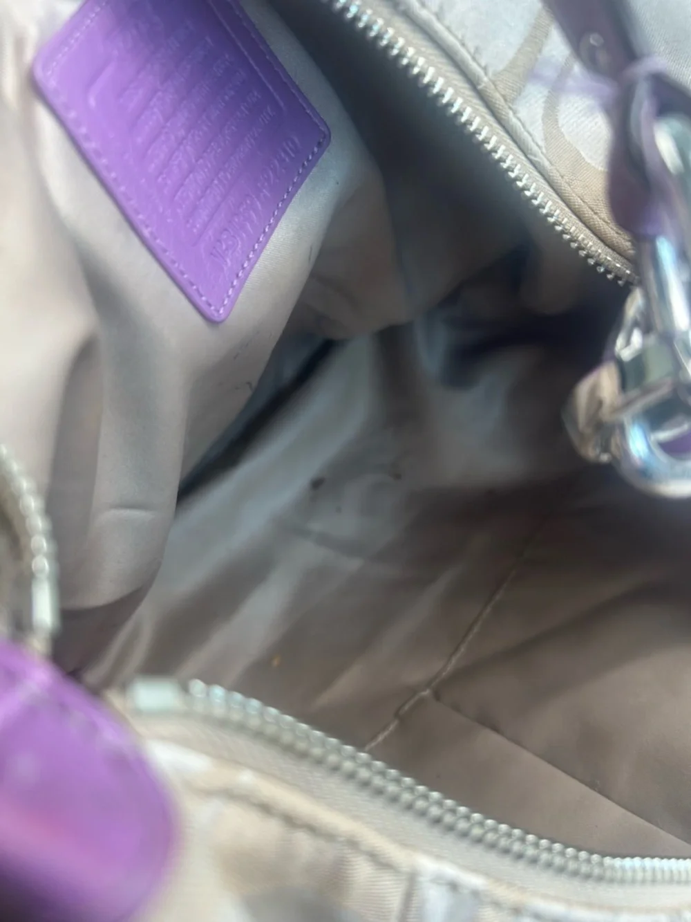 Coach Kristin Hobo Bag Signature C Monogram Vintage Y2K Shoulder Bag - Picture 9 of 16